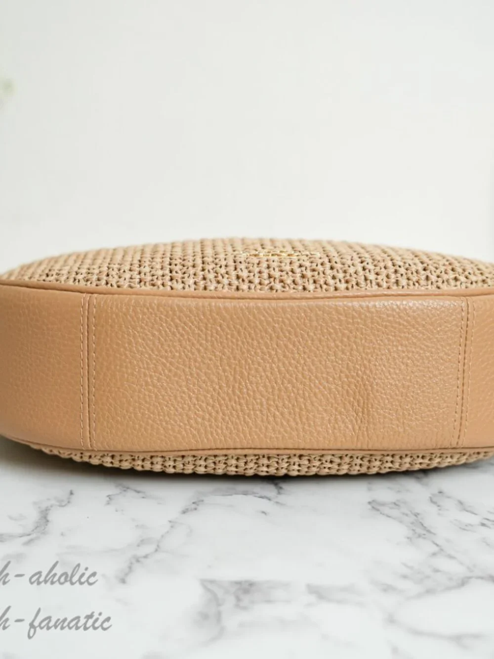 Coach CDX20 Emily Shoulder Bag Crossbody straw/Gold/Toast NWT - Picture 8 of 11
